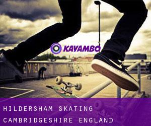 Hildersham skating (Cambridgeshire, England)